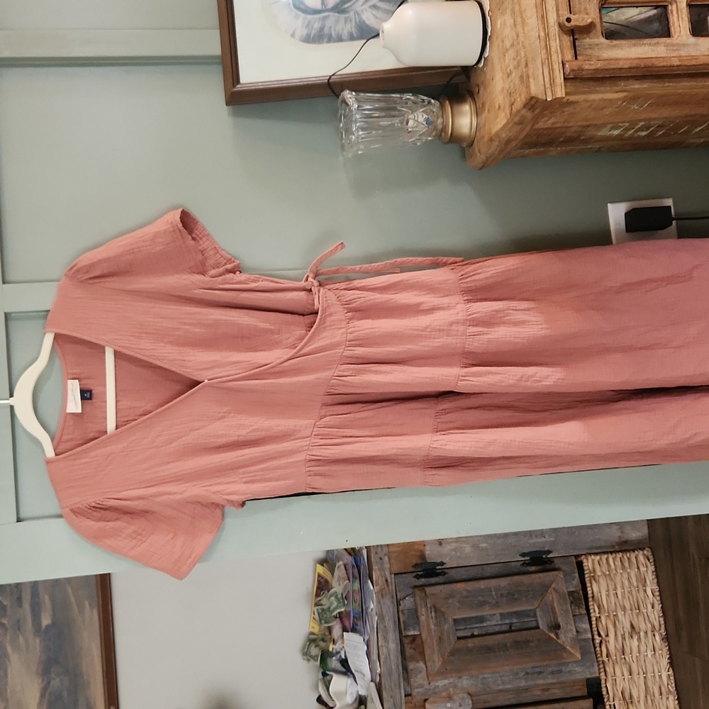 100% cotton gauze dress